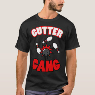 T-shirt Gutter Gang Cool graphique cadeau pour Bowlers