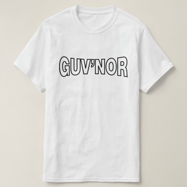 T-SHIRT GUV'NOR (Design devant)