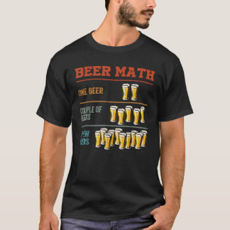 T-shirt Guy Beer Math Drôle Garçons Boire des plaisanterie