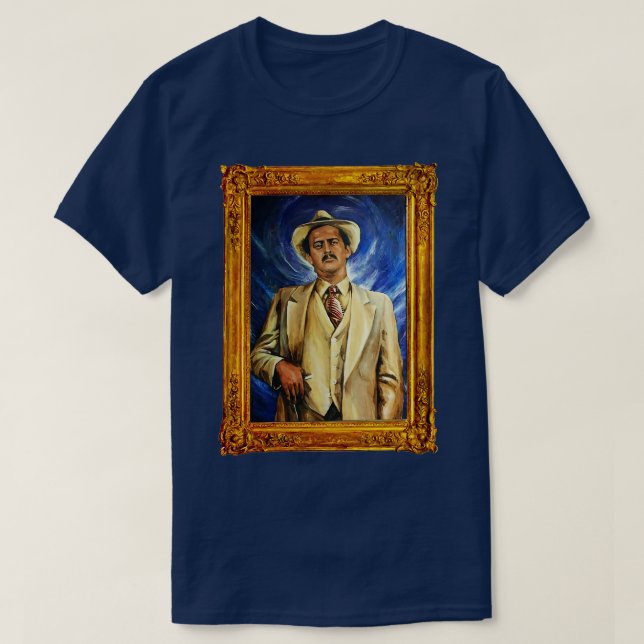 T-shirt Guy Caballero Portrait Peinture SCTV (Design devant)