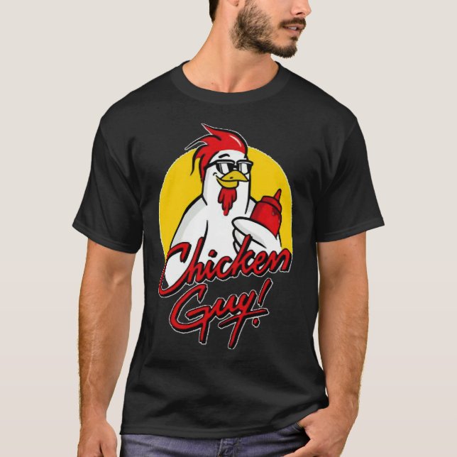 T-shirt Guy Fieri Chicken Guy Fieri Chick (Devant)