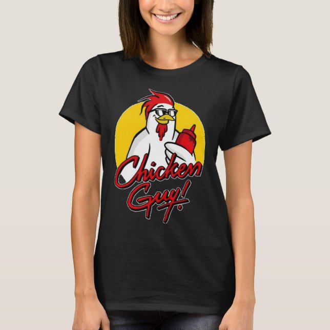 T-shirt Guy Fieri Chicken Guy Fieri Chick (Devant)