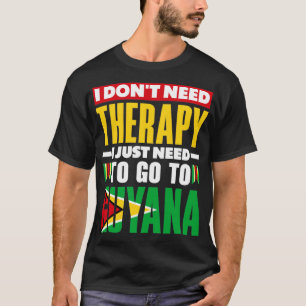 T-shirt Guyana Guyana Guyana Guyana Drapeau Je n'ai pas be