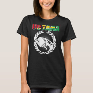T-shirt Guyana Ping Pong Guyane Table Tennis Team Suppo