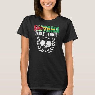 T-shirt Guyana Ping Pong Guyanese Table Tennis Team Supp