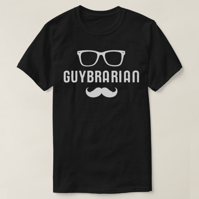 T-shirt Guybrarian Mens Funny Bibliothécaire (Design devant)