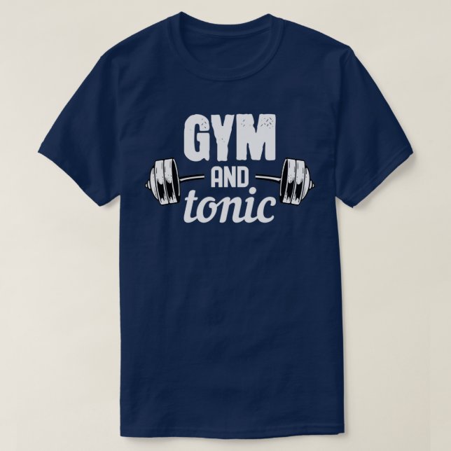 T-shirt Gym and Tonic For Gym Fitness (Design devant)