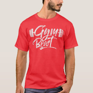 T-shirt Gym Beast Bodybuilding Formation Travail d'haltéro