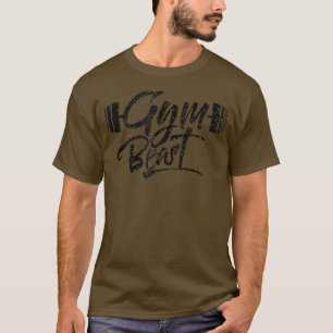 T-shirt Gym Beast Bodybuilding Formation Travail d'haltéro