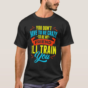 T-shirt Gym Buddy Hommes Femmes Entraîneur Fitness Exerc