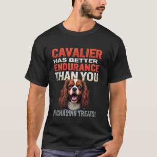T-shirt Gym drôle pour chien Cavalier King Charles Spaniel