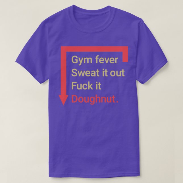 T-shirt Gym junkie (Design devant)