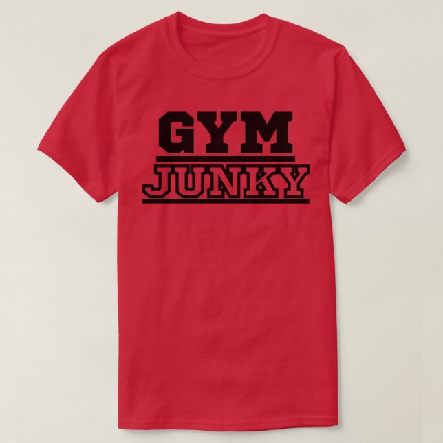 T-SHIRT GYM JUNKY 36 (Design devant)