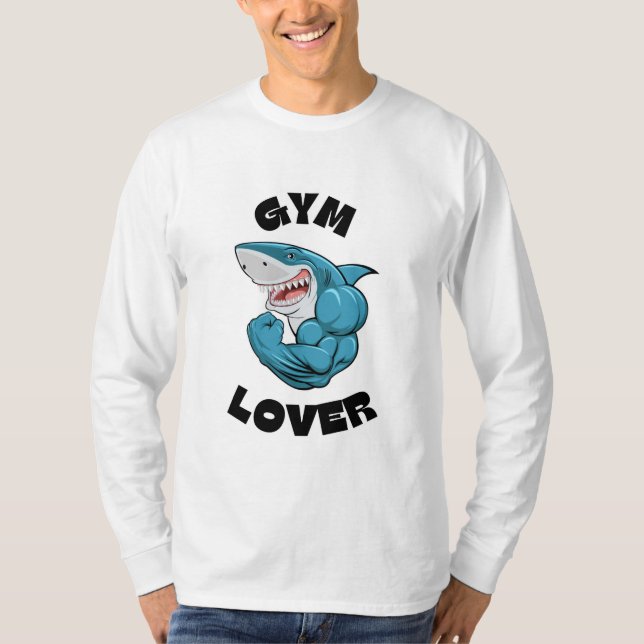 T-shirt Gym Lover Text Design - Parfait pour Fitne (Devant)