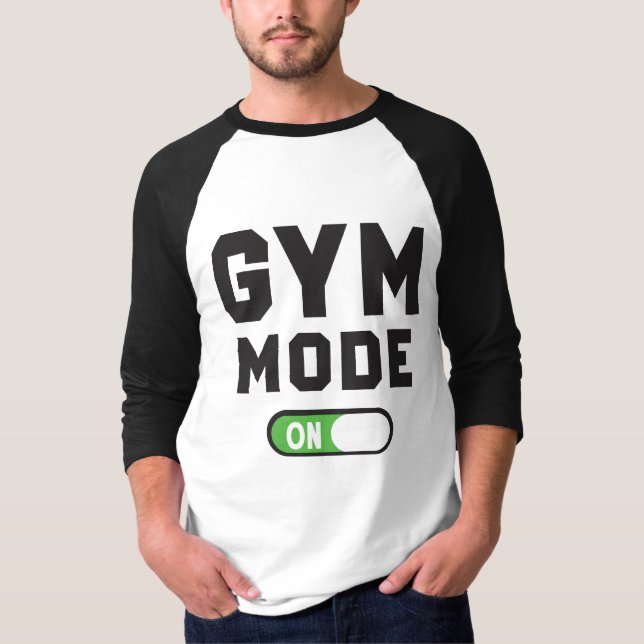 T-shirt Gym Mode – Train Hard Stay Strong (Devant)
