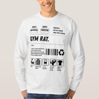 T-shirt Gym Rat Formula: Handle With Gains