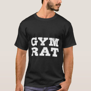 T-shirt Gym Rat Funny Bodybuilding Entraînement 1