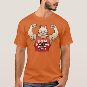 T-shirt Gym Rat Gym Chat par Tobe Fonseca