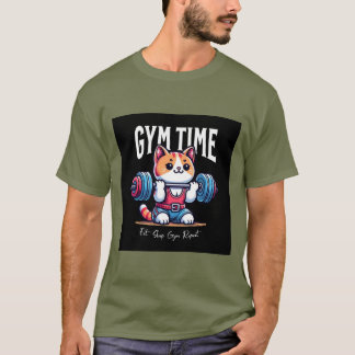 T-shirt "Gym Time : Sweat, Smile, Repeat T-Shirt"