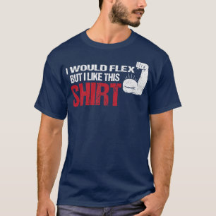 T-shirt Gym Workout Bisceps Eercise Je volerais mais j'aim