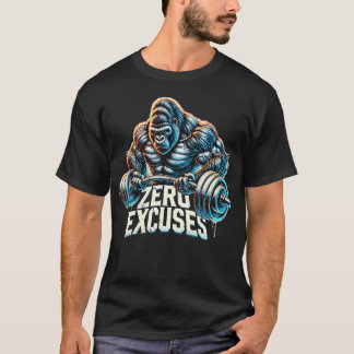 T-shirt Gym Workout Weightlifting Pumped Gorilla Lifting B