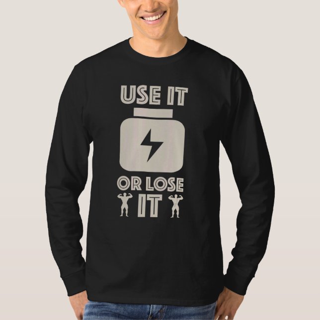 T-shirt Gymnase Entraînement Inspiration Fitness Utiliser  (Devant)
