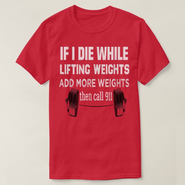 T-shirt Gymnase, Exercice Virtuel Si Je Mouis Pendant Que  (Design devant)