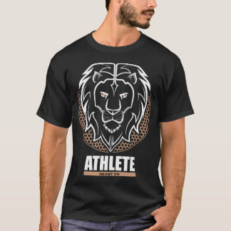T-shirt Gymnase Lion Head Athlète Fitness Training Cool be