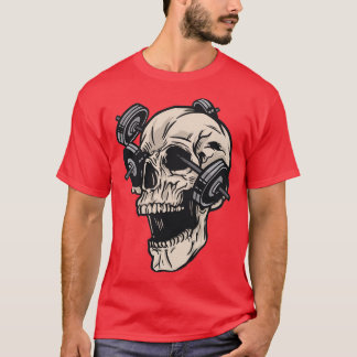 T-shirt Gymnase Skull Gym Conception d'entraînement