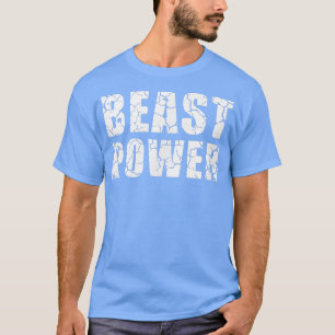 T-shirt Gymnase Sport Mode, Cool Regarder Beast Power 1