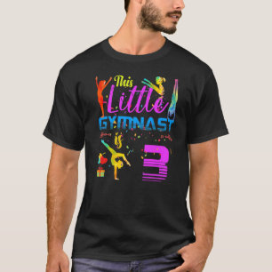 T-shirt Gymnases Little 3 Anniversaire Flip Jump Tumble