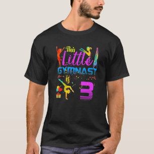 T-shirt Gymnases Little 3 Anniversaire Flip Jump Tumble