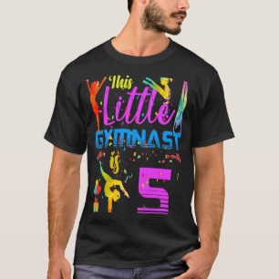 T-shirt Gymnases Little 5 Anniversaire Flip Jump Tumble