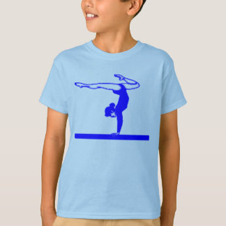 T-shirt Gymnaste (bleu)