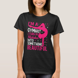 T-shirt Gymnaste commet des erreurs Beau joueur de gymnast