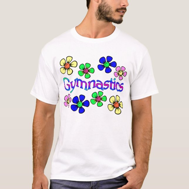 T-shirt Gymnaste de flower power (Devant)
