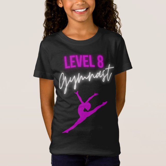 T-Shirt Gymnaste de niveau 8 (Devant)