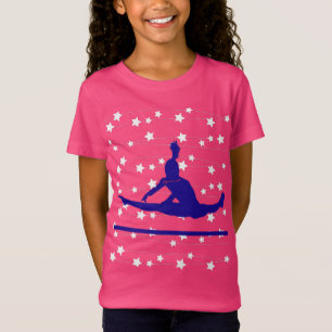 T-Shirt Gymnaste Étoiles Tourbillonnantes