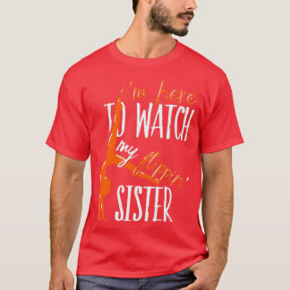 T-shirt Gymnaste Girl Tumbling Autour De La Gymnastique Ry