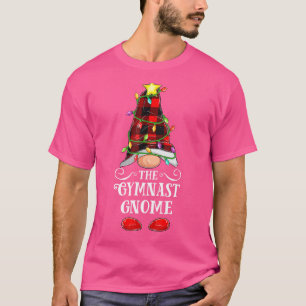 T-shirt Gymnaste Gnome Matching Family Group Noël