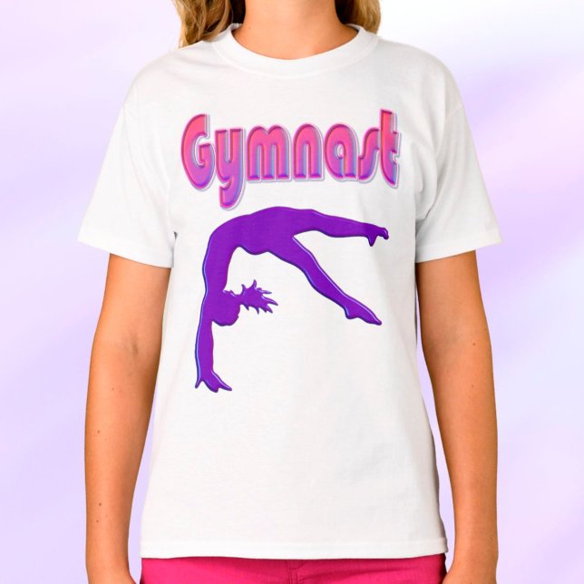 T-shirt Gymnaste Power Tumbling Purple Metallen (Créateur téléchargé)
