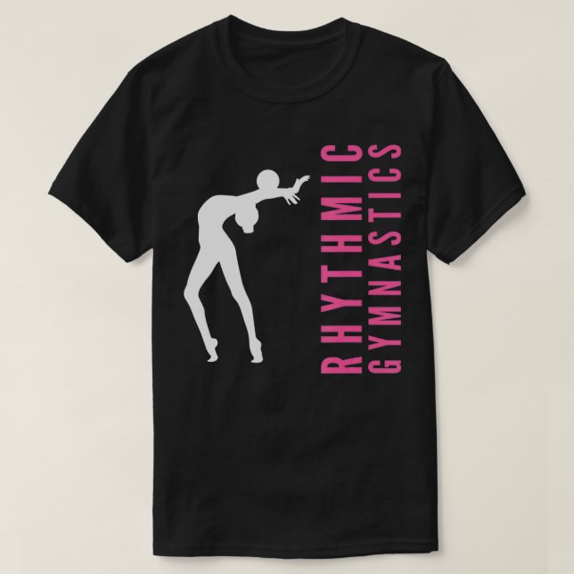 T-shirt Gymnaste rythmique avec ballon  (Design devant)