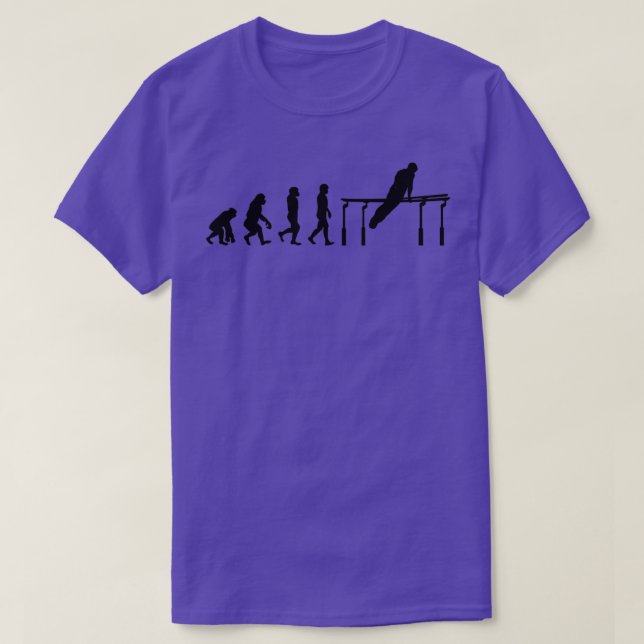 T-shirt Gymnastique artistique Bars parallèles Gymnaste év (Design devant)