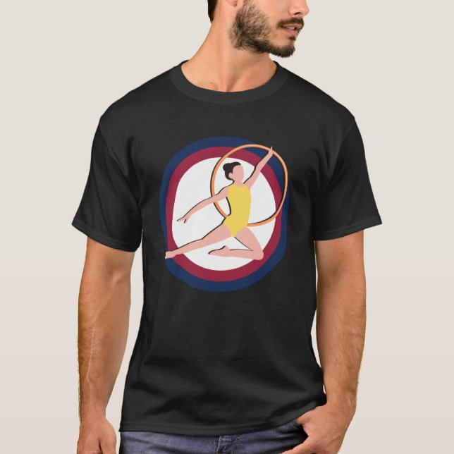 T-shirt Gymnastique artistique États-Unis gymnaste olympiq (Devant)