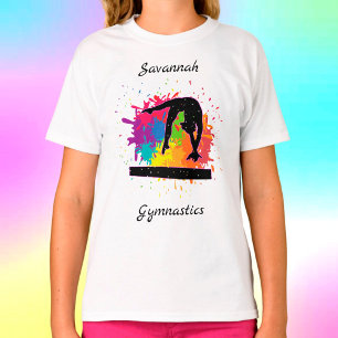 T-shirt Gymnastique Balance Paint Splatter