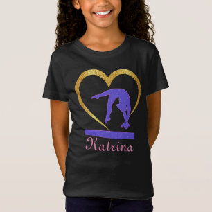 T-Shirt Gymnastique Coeur de l'or Gymnaste