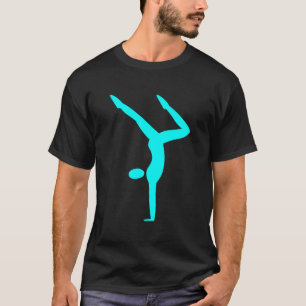 T-shirt Gymnastique - Cyan
