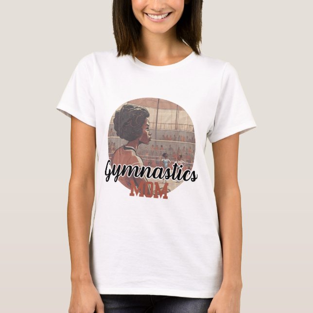 T-shirt Gymnastique de style rétro Maman Tee 1 (Devant)