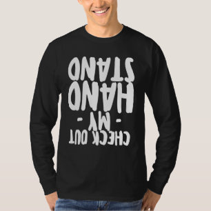 T-shirt Gymnastique Découvrez mon équilibre sur les mains