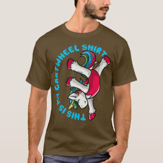 T-shirt Gymnastique Girl This Is My Cartwheel Chemise Unic